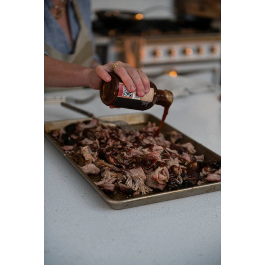Smoked Pulled Pork featuring Finch + Fennel BBQ Sauce