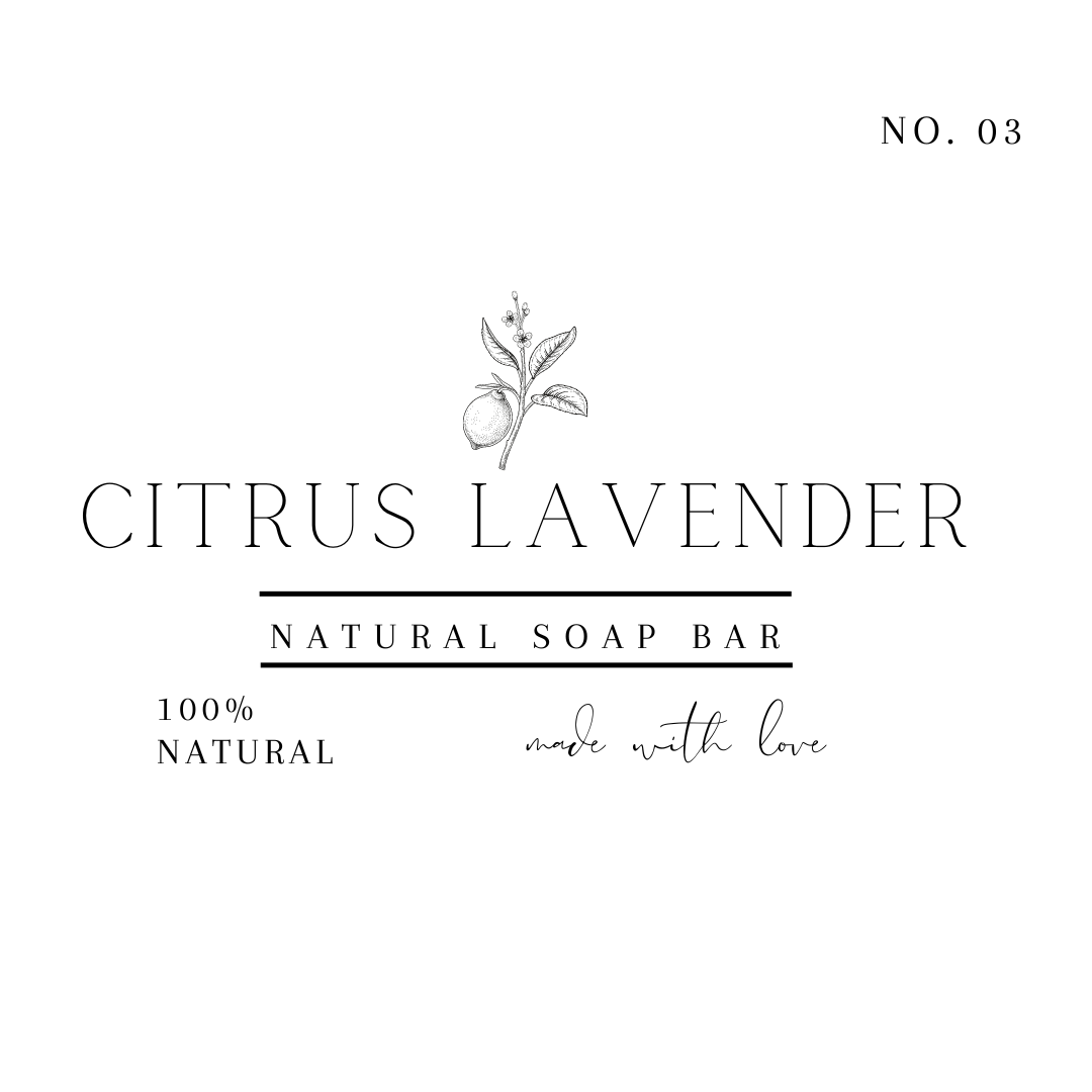 Citrus Lavendar No. 03 Natural Soap Bar