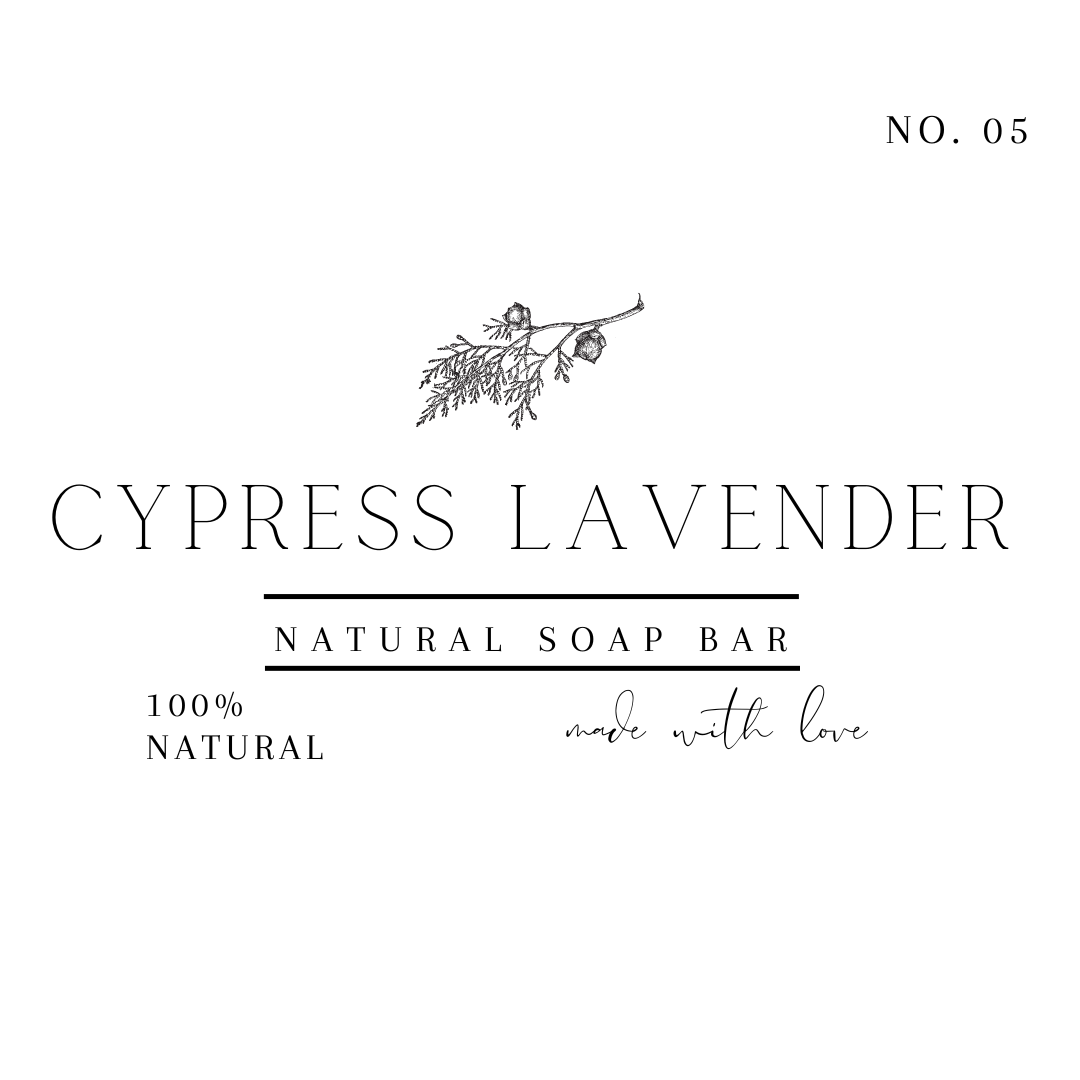 Cypress Lavendar No. 05 Natural Soap Bar