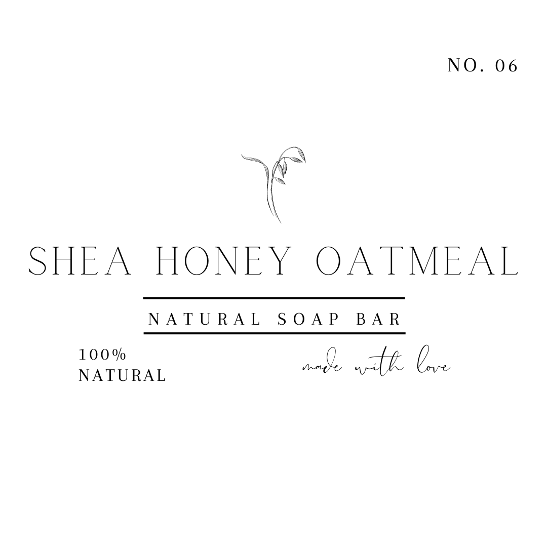 Shea Honey Oatmeal No. 06 Natural Soap Bar