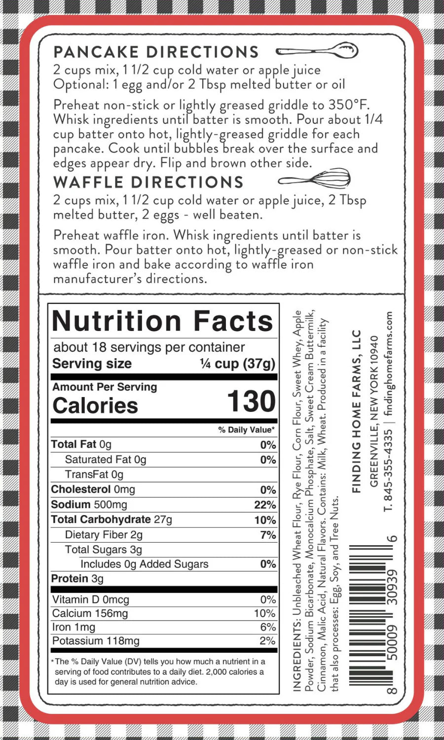 Apple Cinnamon Pancake / Waffle Mix